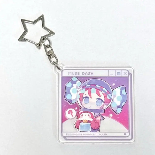 [BUNJANG] Muse Dash Acrylic Keyring - Candy Astronaut / 뮤즈 대시/뮤즈 대쉬 아크릴 키링 사탕 우주비행사