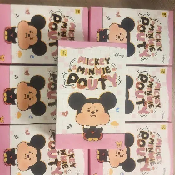 [BUNJANG] Disney Mickey Mouse & Minnie Mouse Doll Keychain Bundle Set (7 pcs) / 정품 미키 마우스 미니 마우스 인형 키링 7개 일괄 판매.