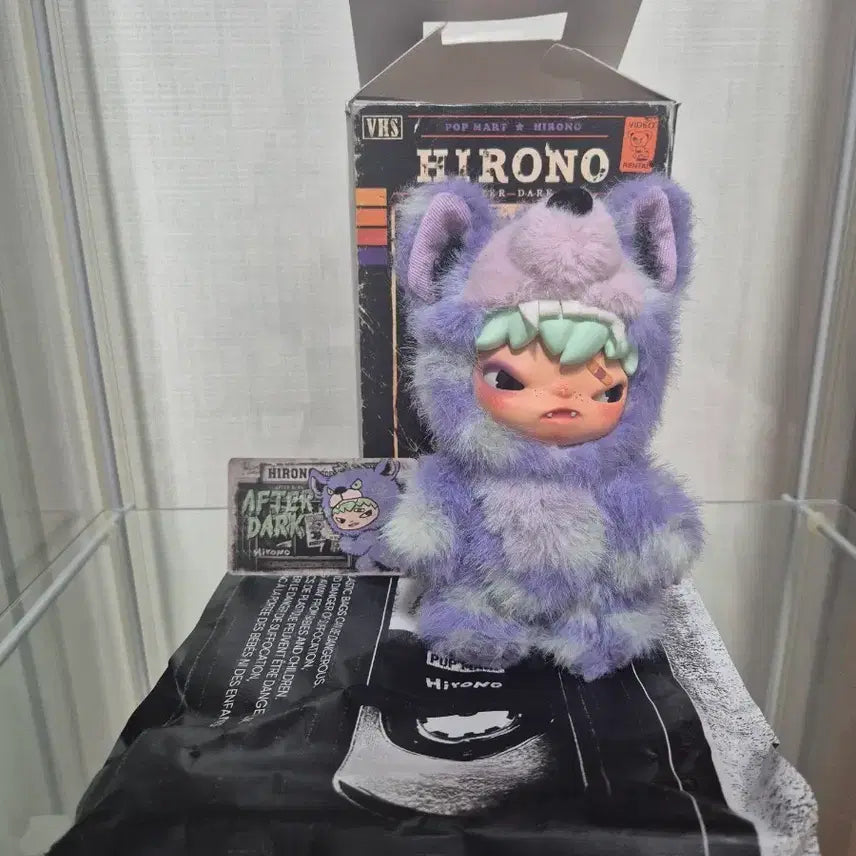 [BUNJANG] Pop Mart Hirono After Dark Off Script Plush / (정품) 팝마트 히로노 애프터 다크 Off Script 인형