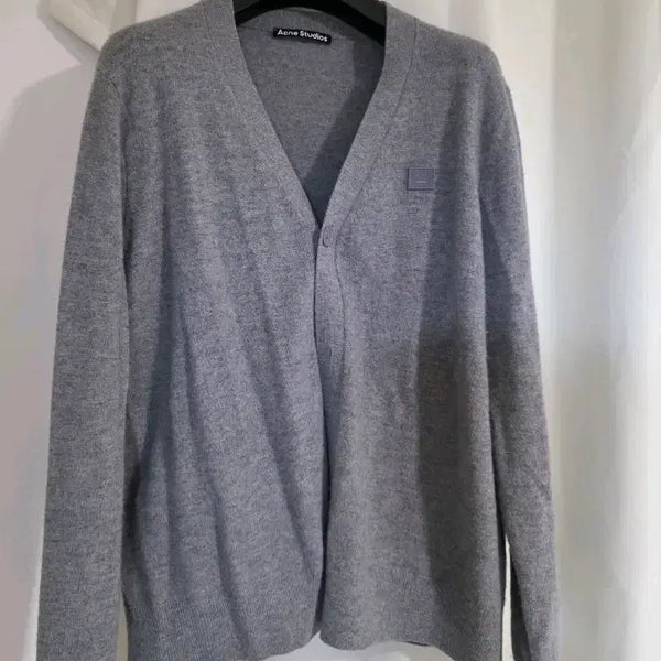 [BUNJANG] Acne Studios Cardigan Grey M / 아크네 스튜디오 가디건 그레이 M 사이즈 팝니다