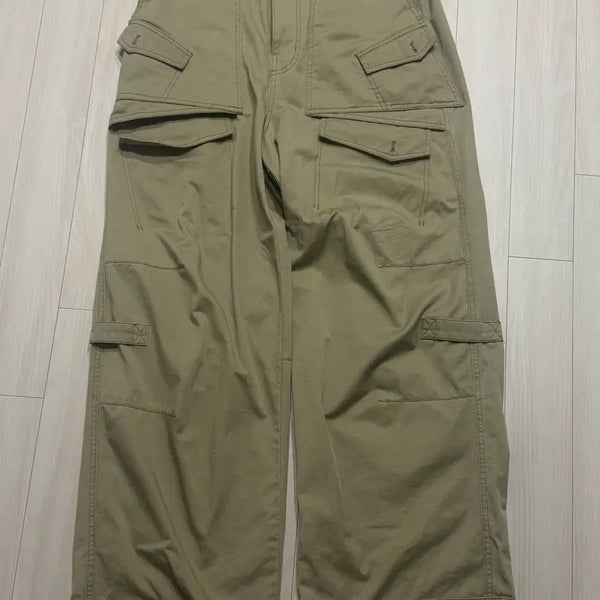[BUNJANG] Annexes Archives Flip Back Strap Pants Beige / [1] 아넥스아카이브 플립 백 스트랩 팬츠 베이지 annexearchives