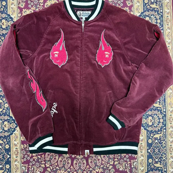 [BUNJANG] BAPE Souvenir Velvet Jacket / 베이프 수베니어 벨벳 자켓