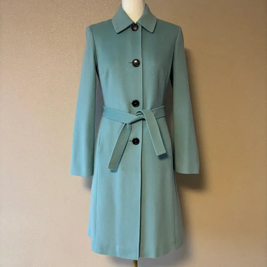 [BUNJANG] Hugo Boss Alpaca Wool Belted Coat / [정품]HUGO BOSS 휴고보스 알파가 울 민트 벨트 코트 민트