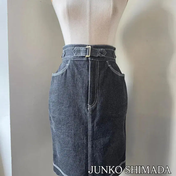 [BUNJANG] Junko Shimada Denim Skirt / 준코 시마다 데님 스커트