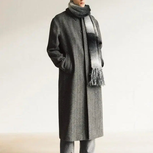 [BUNJANG] Sunflower Herringbone Coat / Sunflower 헤링본 코트