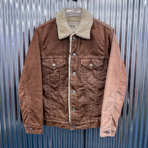 [BUNJANG] Edwin Sherpa Corduroy Jacket (Korean S) / 에드윈 쉐르파 코듀로이 자켓 (국내 S) DB023