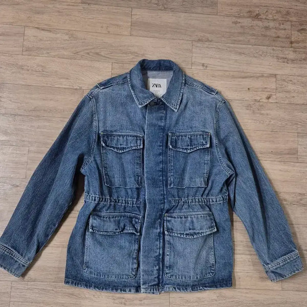 [BUNJANG] Zara Denim Utility Parka / 자라 데님 유틸리티 파카