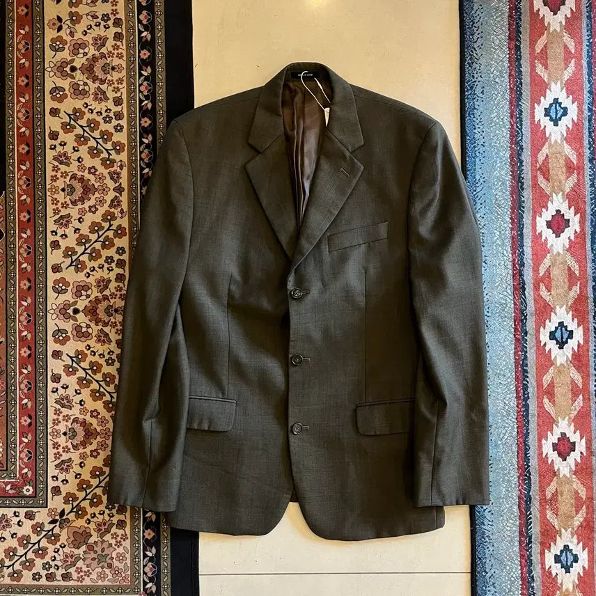 [BUNJANG] Calvin Klein 3-Button Wool Blazer Jacket 38R / 캘빈클라인 3버튼 울 블레이저 자켓 38R