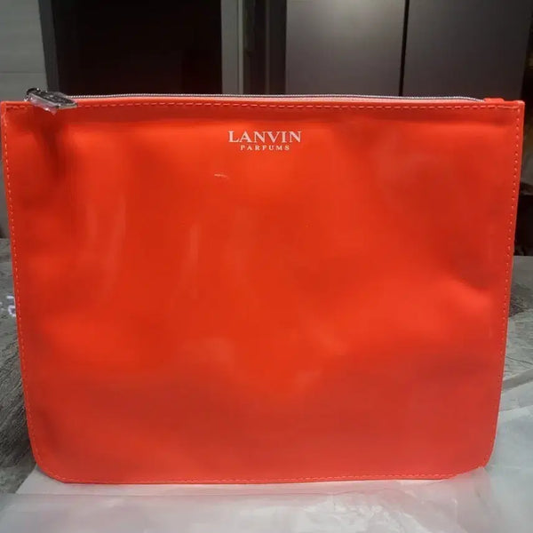 [BUNJANG] Lanvin Orange Parfum Pouch/Clutch Bag / 랑빈 파르퓸스 오렌지 파우치 or클러치 백