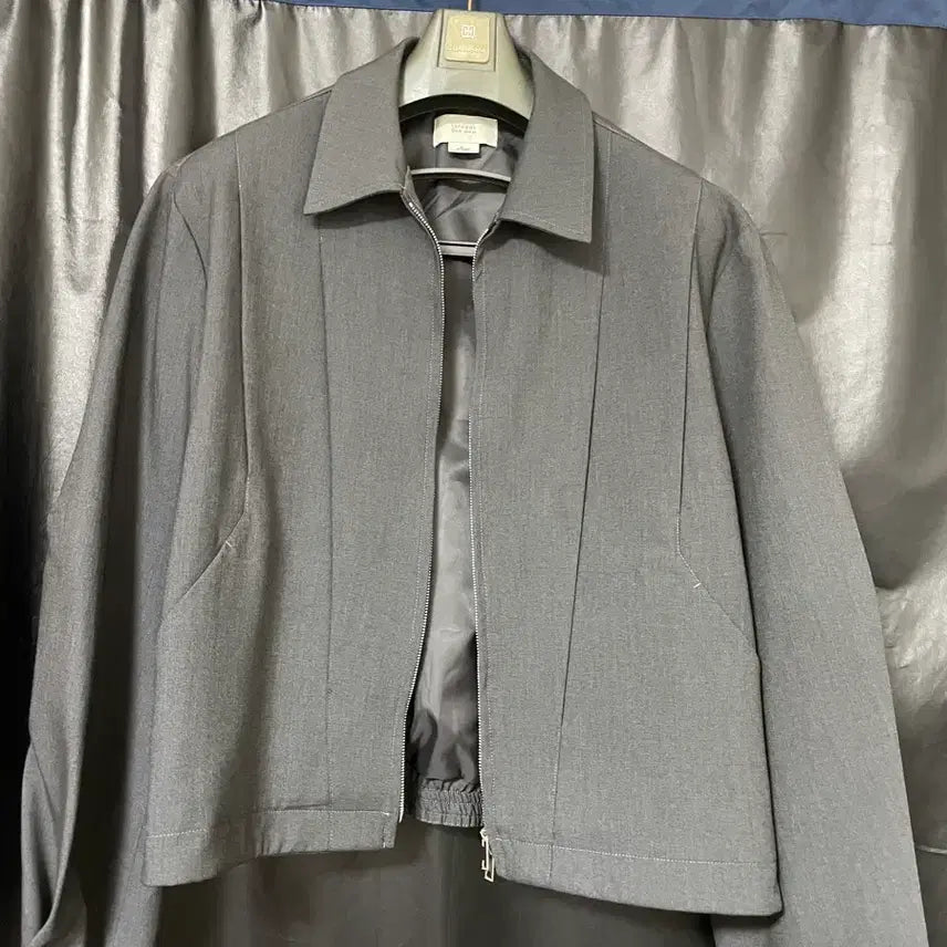[BUNJANG] LAFUDGE STORE Grey Short Jacket (L) / LAFUDGE STORE 그레이 숏 자켓 L