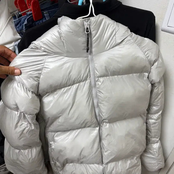 [BUNJANG] Tanker Move Padding Jacket Light Gray / 탱커 무브 패딩 라이트 그레이 총장 69
