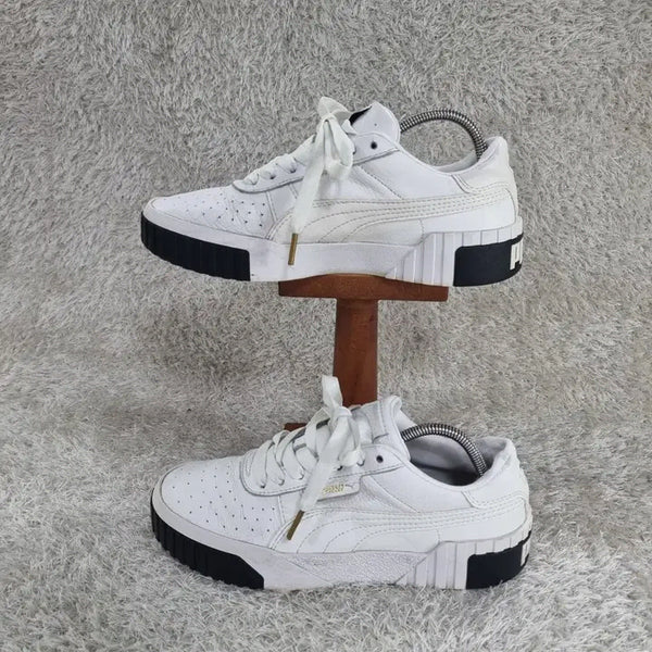 [BUNJANG] Puma Cali White Women's Sneakers / 240 푸마 칼리 화이트 우먼스 스니커즈