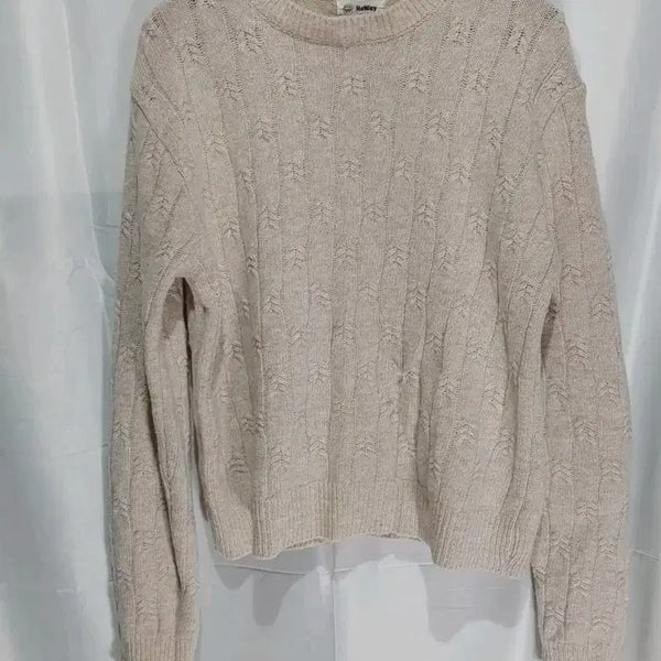 [BUNJANG] Beige Knit Sweater / 니트  스웨터 베이지