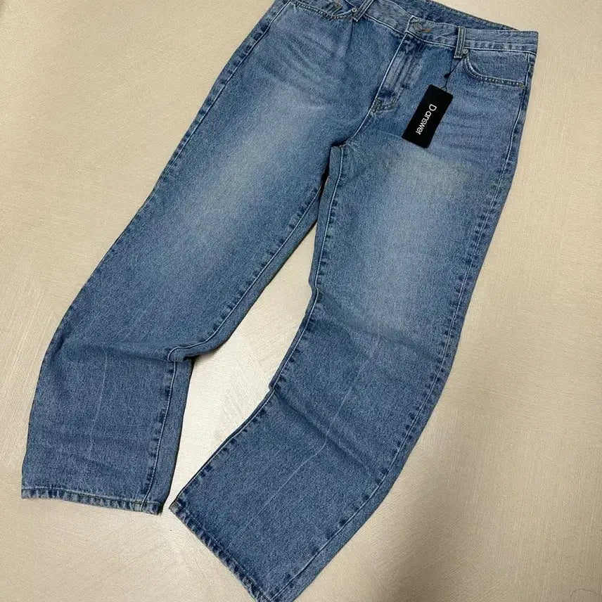 [BUNJANG] Theanswer Regular Fit Medium Wash Denim Pants Size 34 / 디앤써 레귤러핏 중청 데님팬츠 34사이즈