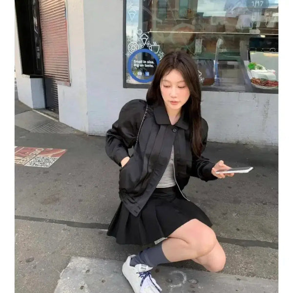 [BUNJANG] Lilycots Raive Bomber Jacket / 릴리코츠 Raive bomber Jacket
