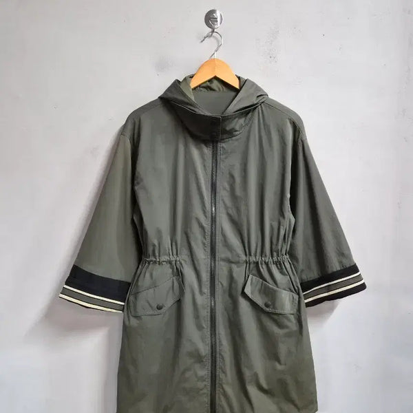 [BUNJANG] Khaki Hooded Jacket S / 카키색 후드 자켓 S