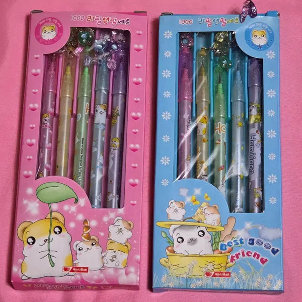 [BUNJANG] Ham-Tori Refill Pencil Set / 고전문구 햄토리 리필연필 세트