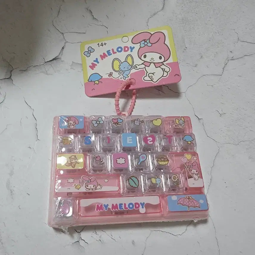[BUNJANG] Mamale 26-Keycap Keyring (New) / 마멜 26구 키보드 키캡 키링 (새상품)