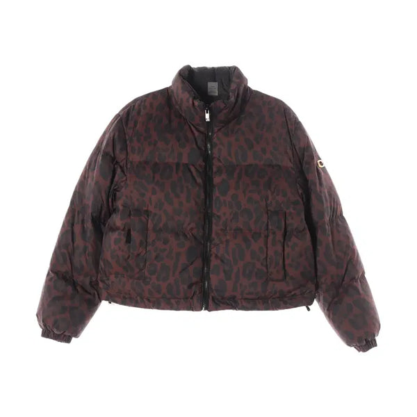 [BUNJANG] Coach 25FW Leopard Print Reversible Puffer Jacket Goose Down Short Padding / 코치 25FW 레오파드 프린트 리버시블 퍼퍼 재킷 구스다운 숏패딩