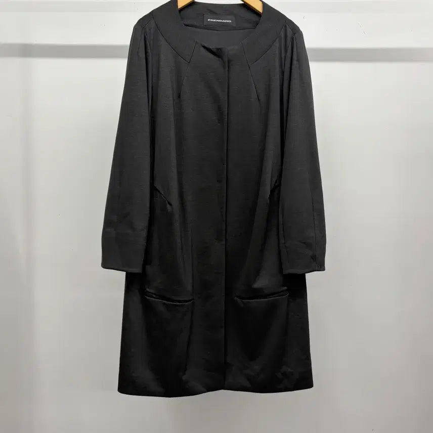 [BUNJANG] PRANDI Charcoal Long Jacket Coat / 쁘렝땅 차콜 롱 자켓 코트 66