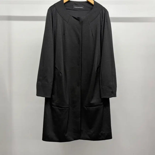 [BUNJANG] PRANDI Charcoal Long Jacket Coat / 쁘렝땅 차콜 롱 자켓 코트 66