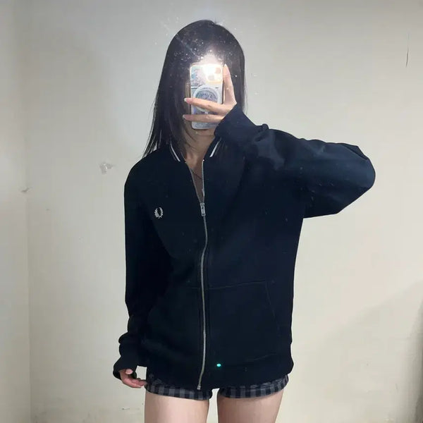 [BUNJANG] Fred Perry Cotton Blouson Jacket / 프레드페리 코튼 블루종