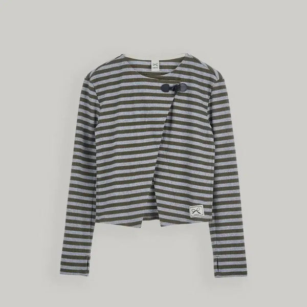 [BUNJANG] U:PAGE Toggle Patch Cardigan / 유베이지 토글패치 가디건