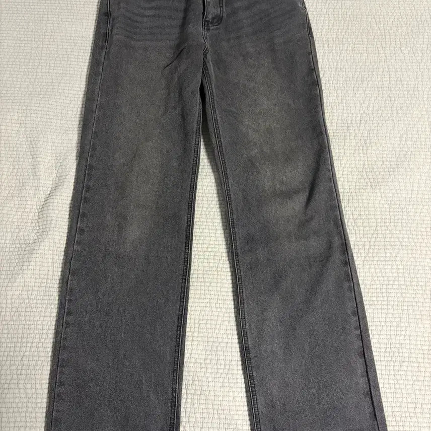 [BUNJANG] Topi Wide Denim Pants Deep Grey M / 토피 와이드 데님 팬츠 딥그레이 흑청 M
