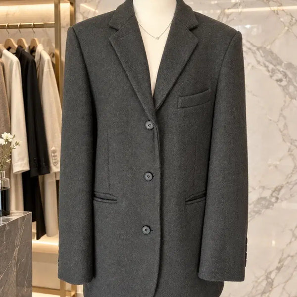 [BUNJANG] Normal Brand Khaki Wool Jacket (New) / 노멀카키울자켓 새상품