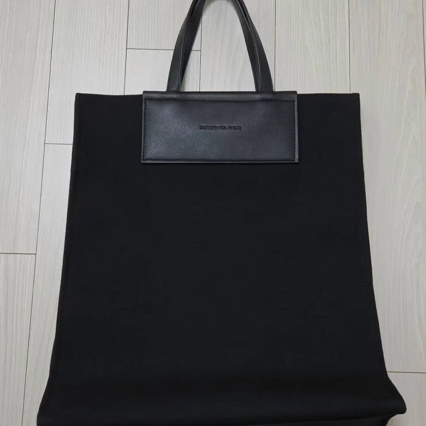 [BUNJANG] Samsonite Fabric Tote Bag Black / (새상품수준) 샘소나이트 패브릭 블랙 토드백