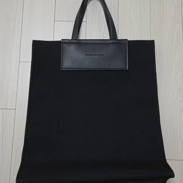 [BUNJANG] Samsonite Fabric Tote Bag Black / (새상품수준) 샘소나이트 패브릭 블랙 토드백