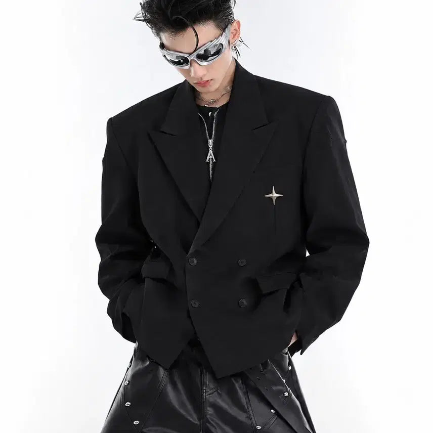 [BUNJANG] Ourplan Coldwave Blazer Jacket / 아워플랜 콜드웨이브 블레이져 자켓