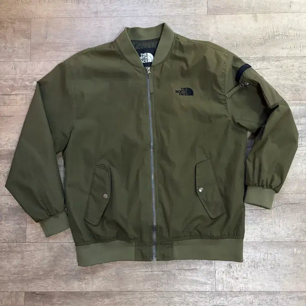 [BUNJANG] The North Face Khaki Blouson Jacket XL / 노스페이스 카키 블루종 XL