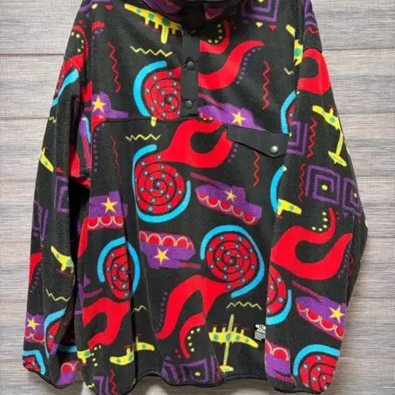 [BUNJANG] Challenger 90s Printed Fleece / L) challenger 챌린져 챌린저 90s 프린트 플리스