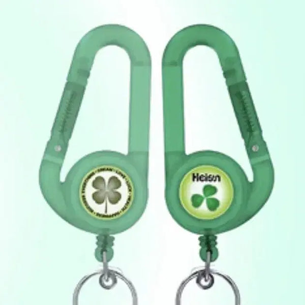 [BUNJANG] Haeysan Wire Carabiner Backpack Keychain Clover Green / 하이산 와이어 카라비너 백팩 키링 클로버 그린