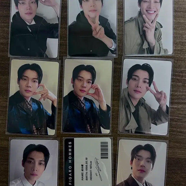 [BUNJANG] Kim Yun-sik Madame Figaro Photocard Bundle Set / 김윤식 마담피가로 포카 일괄 양도 Madame Figaro 포토카드