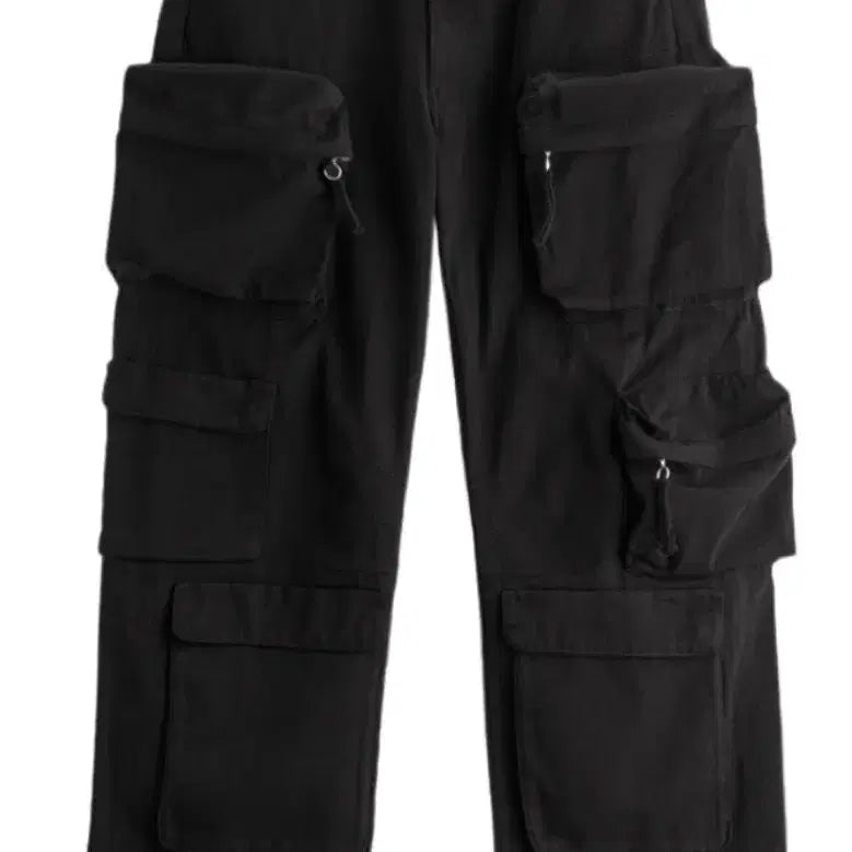 [BUNJANG] Zara Utility Pocket Pants Black / 자라 유틸리티 포켓 팬츠 블랙