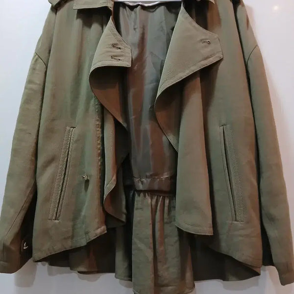 [BUNJANG] Plastic Island Khaki Jacket / 플라스틱 아일랜드 카키색 자켓