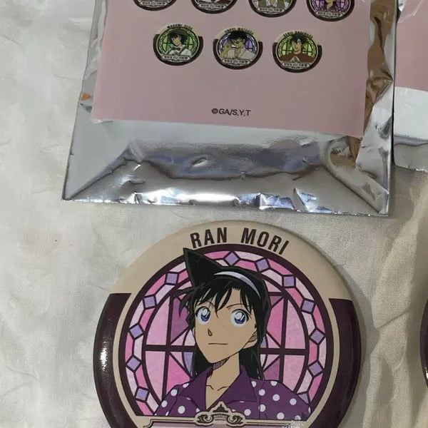 [BUNJANG] Detective Conan Ran Mouri Badge / 명탐정 코난 카페 미란 뱃지