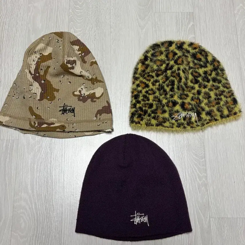 [BUNJANG] Stussy 3-Piece Beanie Set / 스투시 3종 비니판매