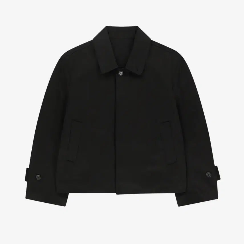 [BUNJANG] Endoor Trace Short Mac Coat Black / 엔도어 Trace short mac coat (black) 1