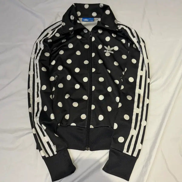 [BUNJANG] Adidas Now Im Young Dot Firebird Track Jacket / 아디다스 나우아임영 도트 땡땡이 져지 파이어버드