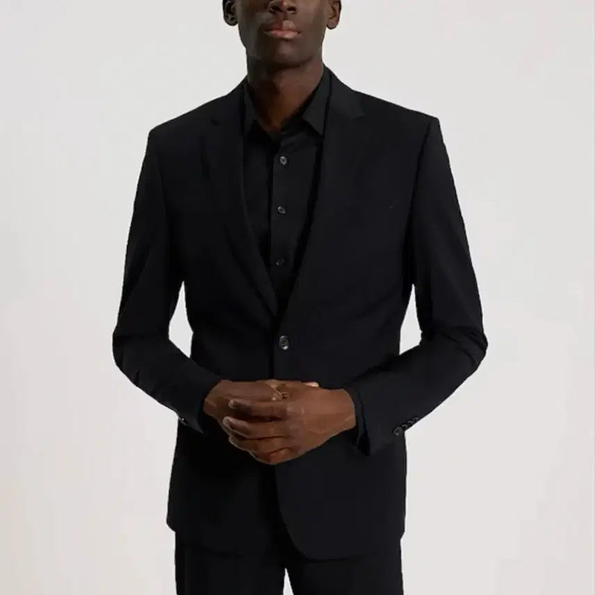 [BUNJANG] EXPRESS Semi Black Wool Blazer (Size 40) / EXPRESS 세미 블랙 울 블레이저 (40)