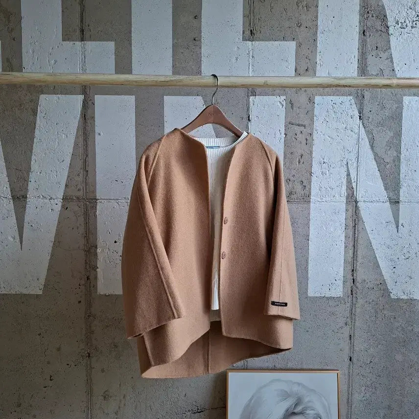 [BUNJANG] Oversized Handmade Wool Jacket / 루즈한 핸드메이드 울자켓