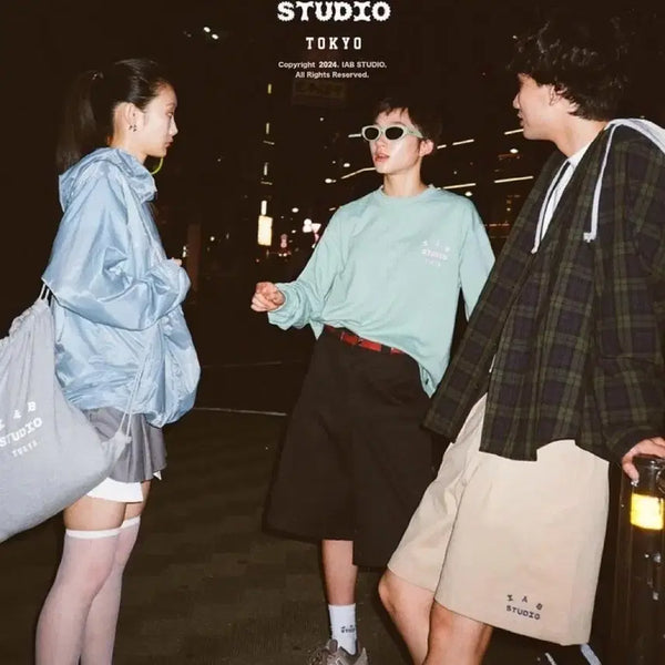 [BUNJANG] Iab Studio Ripstop Wind Jacket Blue Silver XL / 아이앱 스튜디오 립스탑 윈드 자켓  (XL)