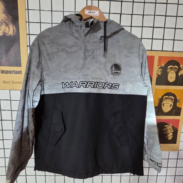 [BUNJANG] NBA Camo Hooded Windbreaker Jacket / NBA 바람막이 점퍼 0923