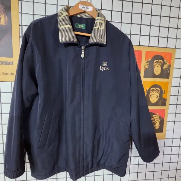 [BUNJANG] LINCH Men's Zip-Up Jacket Navy / 린치 남성 집업 자켓 네이비 0923