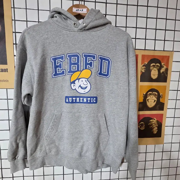 [BUNJANG] EBFD Zip-Up Hoodie Gray / EBFD  집업후드 0923