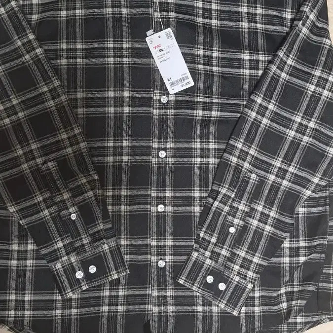 [BUNJANG] SPAO Oversized Check Flannel Shirt / 스파오 오버핏 셔츠