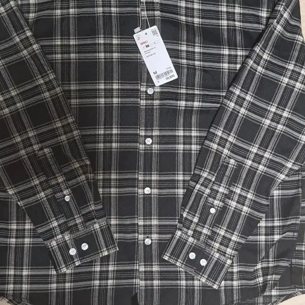 [BUNJANG] SPAO Oversized Check Flannel Shirt / 스파오 오버핏 셔츠